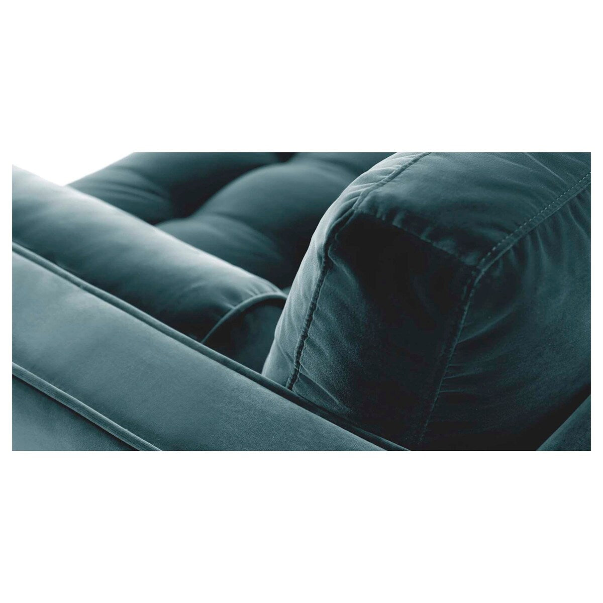 Divano in tessuto Roma in Spa Blue 88