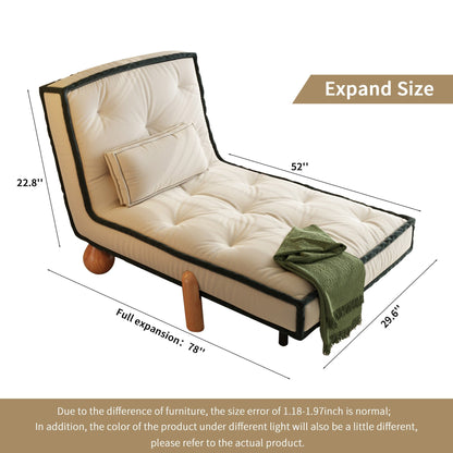 Divano in velluto tecnologico senza braccioli Romision in beige