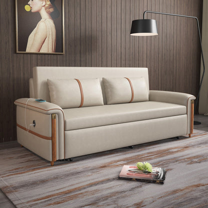 Divano letto pieghevole in tessuto tecnologico Romision