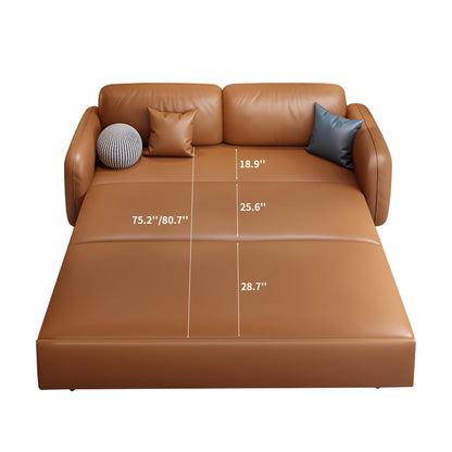 Divano letto pieghevole in tessuto tecnologico Romision