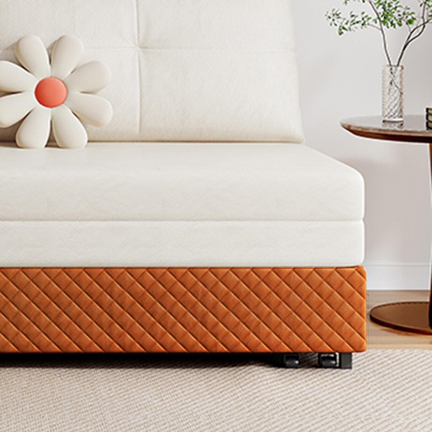 Divano letto pieghevole tecnologico in velluto Romision