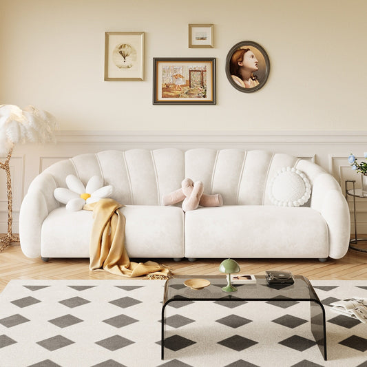 Divano rettangolare in velluto tecnologico Romision