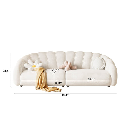 Divano in velluto tecnologico Romision