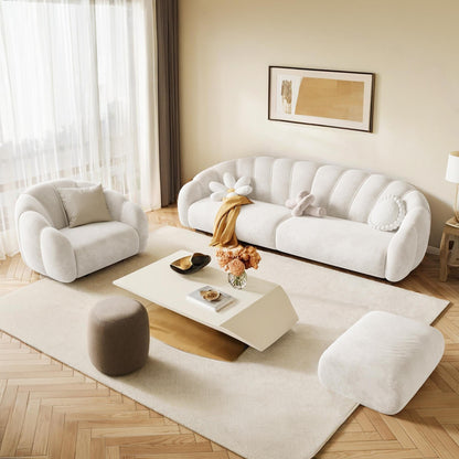 Divano in velluto tecnologico Romision