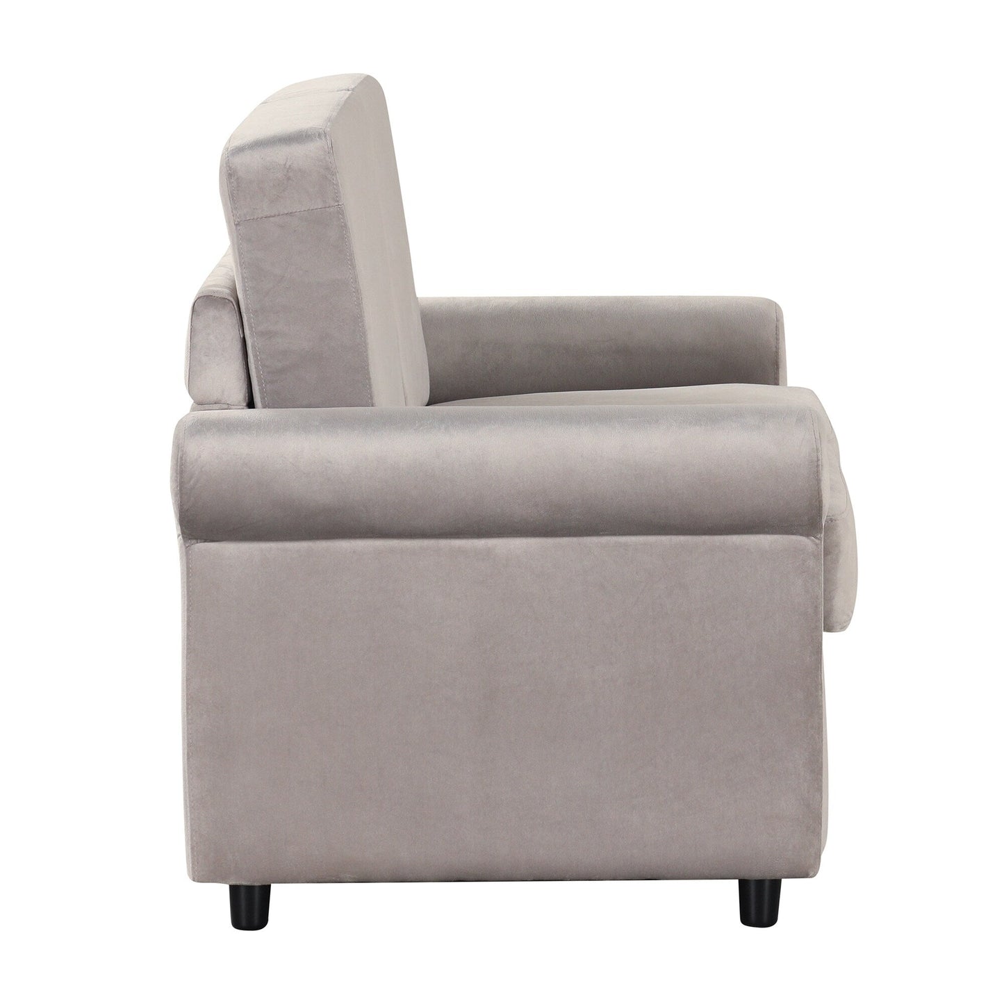 Divano letto estraibile 2 in 1 Roomfitters con materasso singolo di alta qualità, porte USB e design salvaspazio per il soggiorno