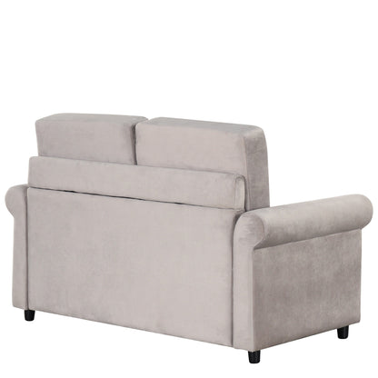 Divano letto estraibile 2 in 1 Roomfitters con materasso singolo di alta qualità, porte USB e design salvaspazio per il soggiorno