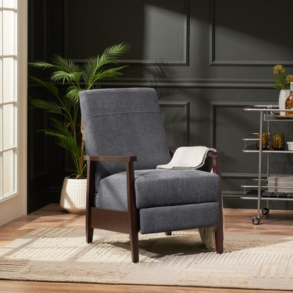 Poltrona reclinabile manuale in legno Roomfitters da 24,75'' di larghezza, comoda poltrona per soggiorno