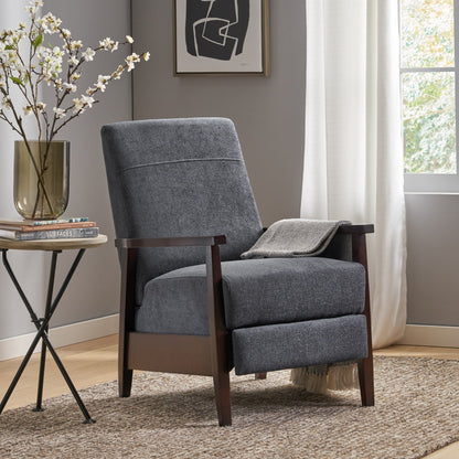 Poltrona reclinabile manuale in legno Roomfitters da 24,75'' di larghezza, comoda poltrona per soggiorno