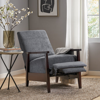 Poltrona reclinabile manuale in legno Roomfitters da 24,75'' di larghezza, comoda poltrona per soggiorno