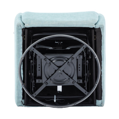 Poltrona reclinabile elettrica girevole a 270 gradi, poltrona reclinabile singola, poltrona reclinabile con movimento a dondolo, per home theater, Roomfitters