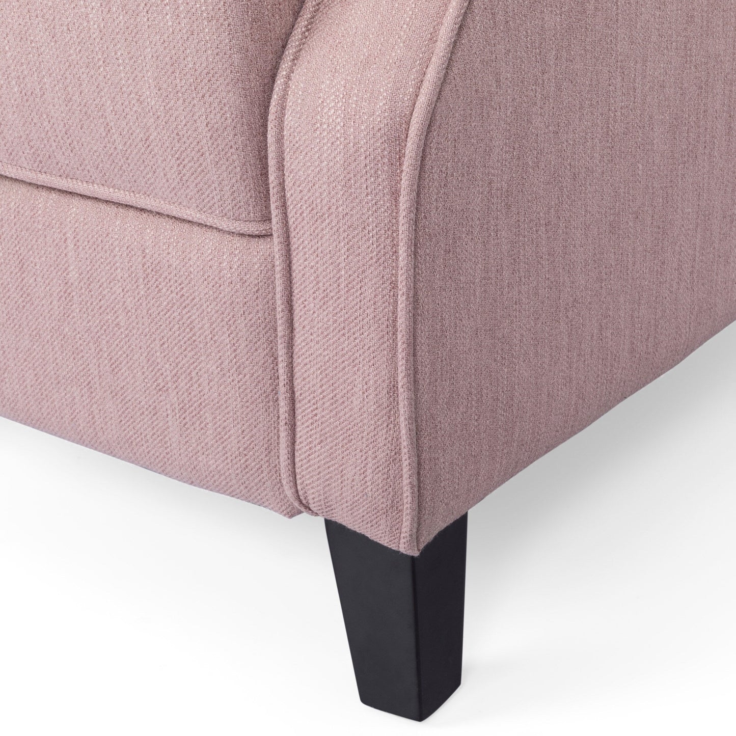 Poltrona reclinabile manuale Roomfitters 28 Wide, elegante poltrona reclinabile per soggiorno e camera da letto, rosa