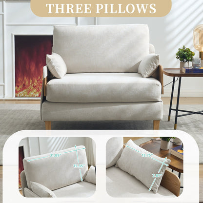 Divano letto reclinabile pieghevole 3 in 1 Roomfitters, divano letto trasformabile con cuscini per piccoli spazi, camera da letto o studio