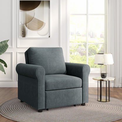 Divano letto 3 in 1 Roomfitters, poltrona letto trasformabile, schienale regolabile in divano, poltrona relax