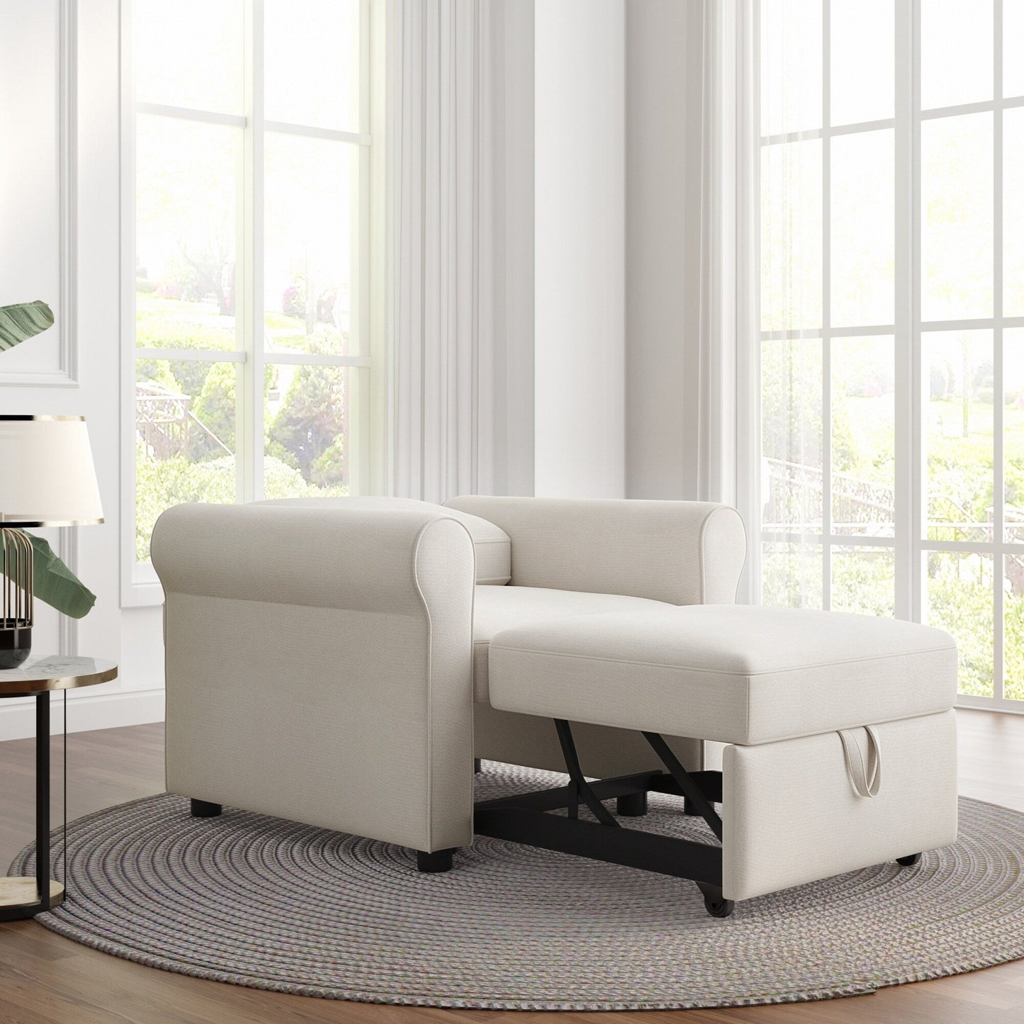 Divano letto 3 in 1 Roomfitters, poltrona letto trasformabile, schienale regolabile in divano, poltrona relax