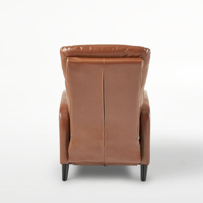 Poltrona reclinabile standard con schienale a spinta in similpelle Roomfitters da 33,5 pollici, marrone