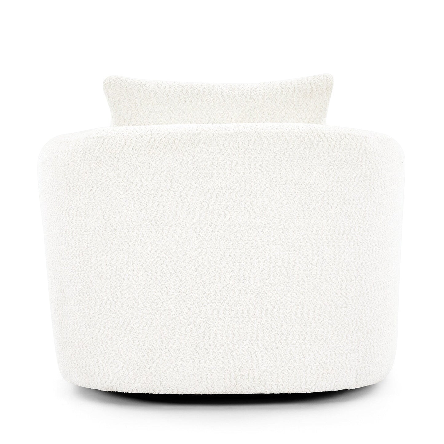 Divano girevole a 360° in ciniglia con cuscino decorativo per soggiorno, camera da letto, ufficio, hotel, Roomfitters