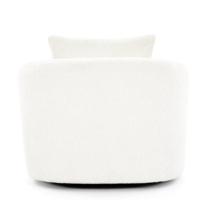 Divano girevole a 360° in ciniglia con cuscino decorativo per soggiorno, camera da letto, ufficio, hotel, Roomfitters