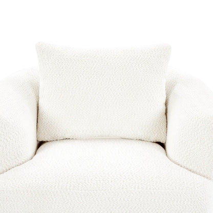 Divano girevole a 360° in ciniglia con cuscino decorativo per soggiorno, camera da letto, ufficio, hotel, Roomfitters