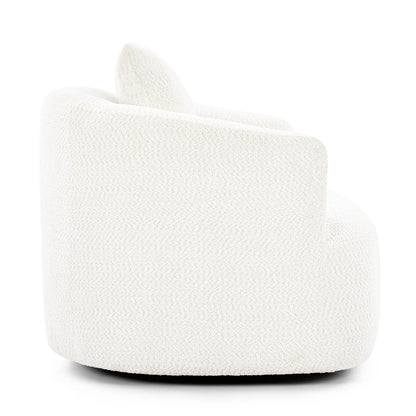 Divano girevole a 360° in ciniglia con cuscino decorativo per soggiorno, camera da letto, ufficio, hotel, Roomfitters