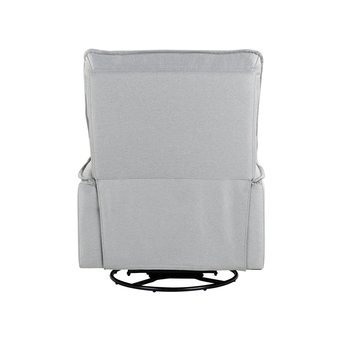 Poltrona reclinabile manuale imbottita girevole a 360° Roomfitters, divano reclinabile versatile per cinema e sedia a dondolo per cameretta dei bambini