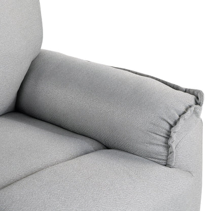 Poltrona reclinabile manuale imbottita girevole a 360° Roomfitters, divano reclinabile versatile per cinema e sedia a dondolo per cameretta dei bambini