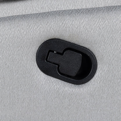 Poltrona reclinabile manuale imbottita girevole a 360° Roomfitters, divano reclinabile versatile per cinema e sedia a dondolo per cameretta dei bambini