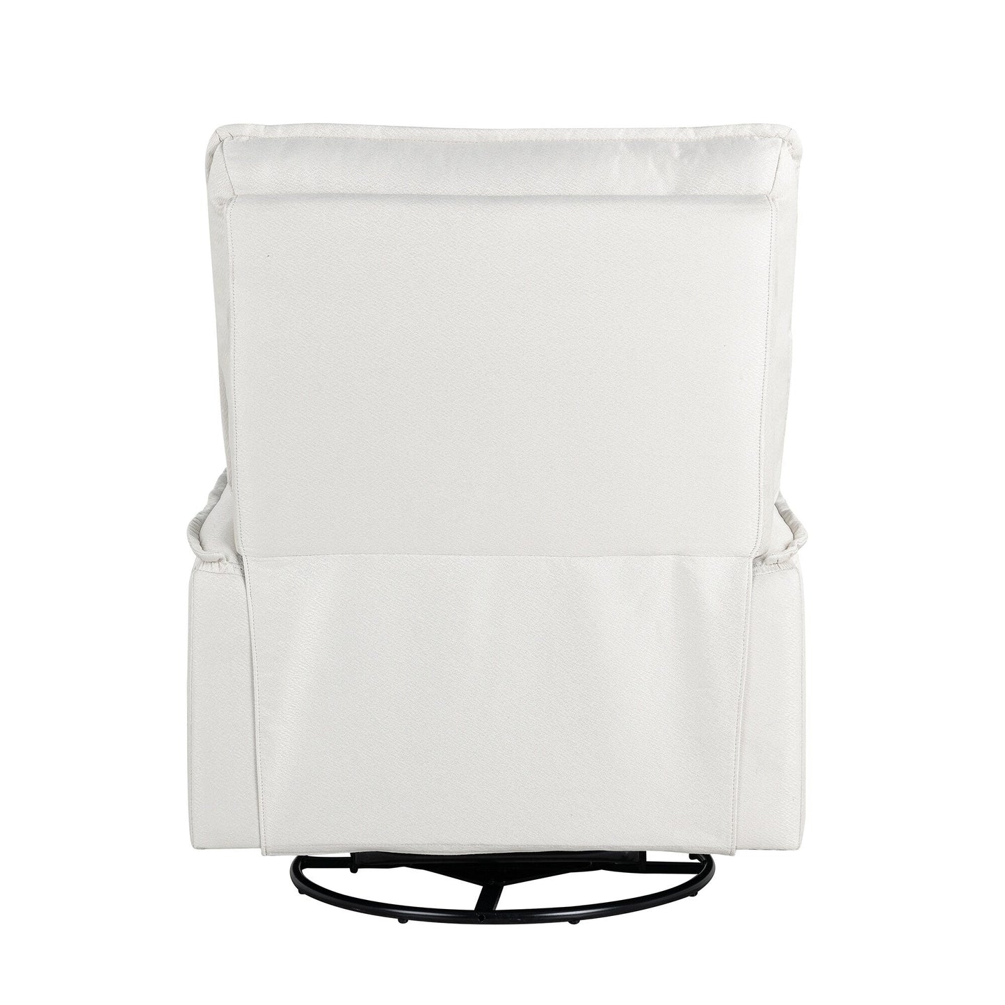 Poltrona reclinabile manuale imbottita girevole a 360° Roomfitters, divano reclinabile versatile per cinema e sedia a dondolo per cameretta dei bambini