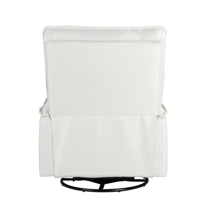 Poltrona reclinabile manuale imbottita girevole a 360° Roomfitters, divano reclinabile versatile per cinema e sedia a dondolo per cameretta dei bambini