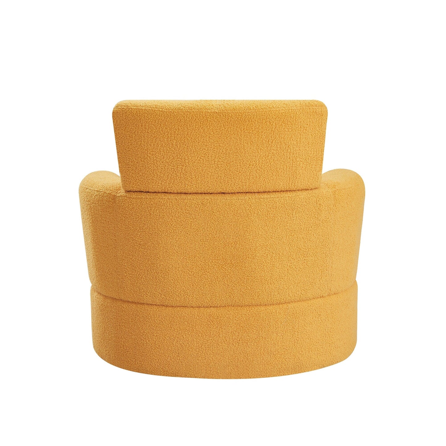 Poltrona girevole imbottita a 360° Roomfitters con poggiatesta regolabile per soggiorno