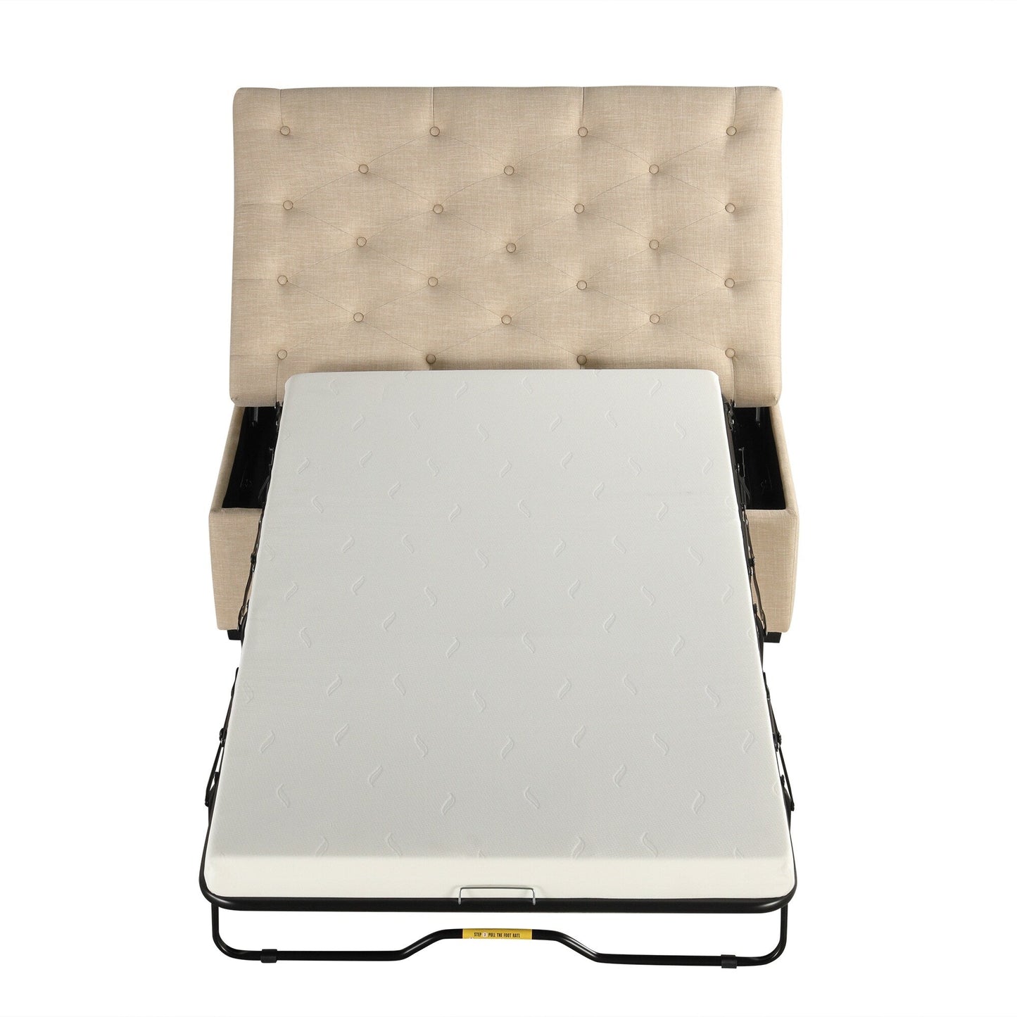 Divano letto pieghevole Roomfitters 49.6 con materasso in memory foam e design trapuntato