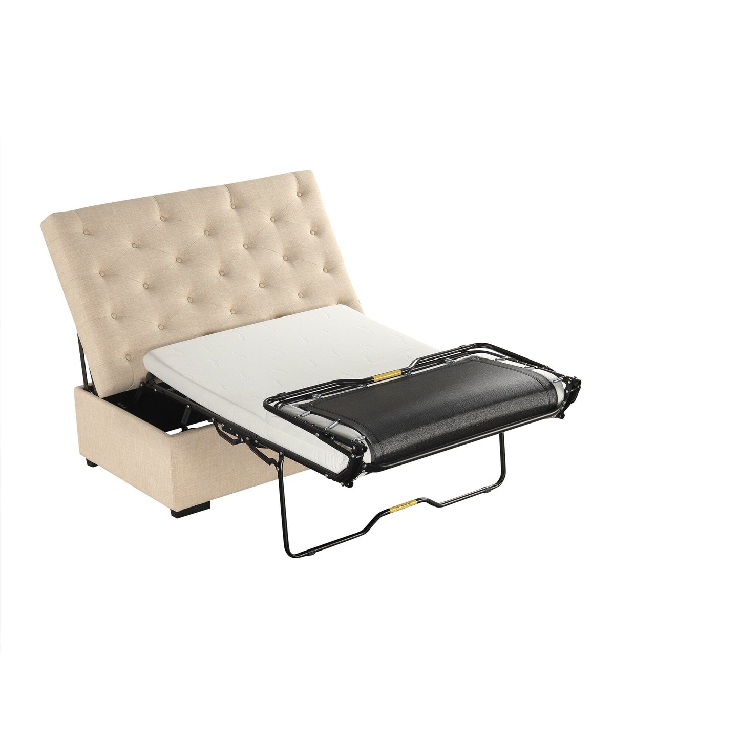 Divano letto pieghevole Roomfitters 49.6 con materasso in memory foam e design trapuntato