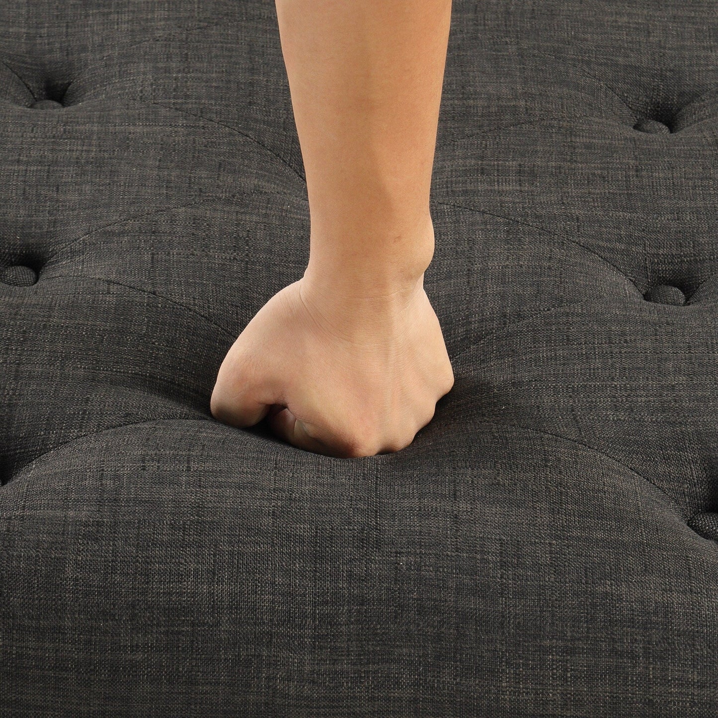 Divano letto pieghevole Roomfitters 49.6 con materasso in memory foam e design trapuntato