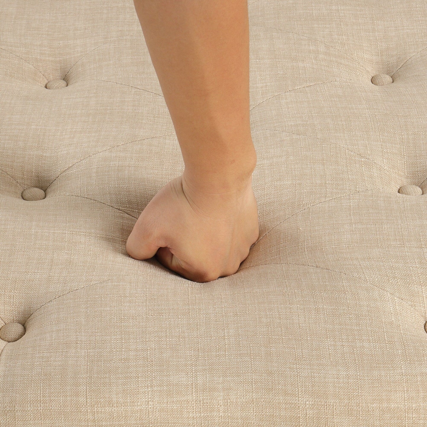 Divano letto pieghevole Roomfitters 49.6 con materasso in memory foam e design trapuntato