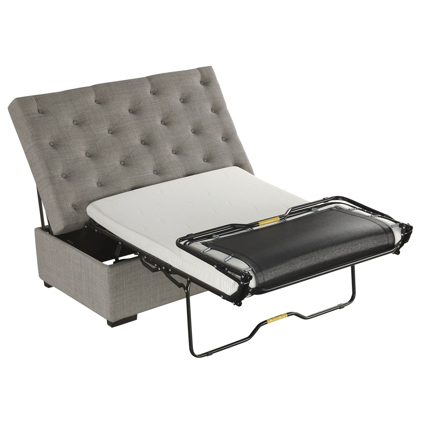 Divano letto pieghevole Roomfitters 49.6 con materasso in memory foam e design trapuntato