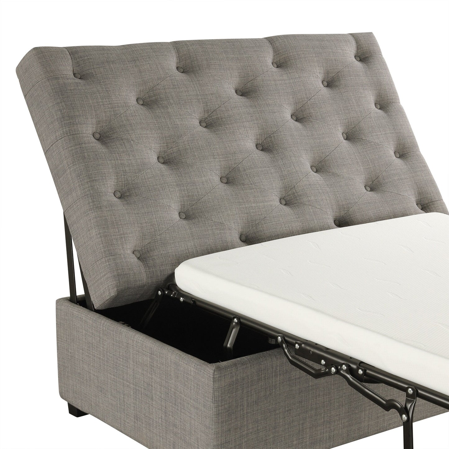 Divano letto pieghevole Roomfitters 49.6 con materasso in memory foam e design trapuntato