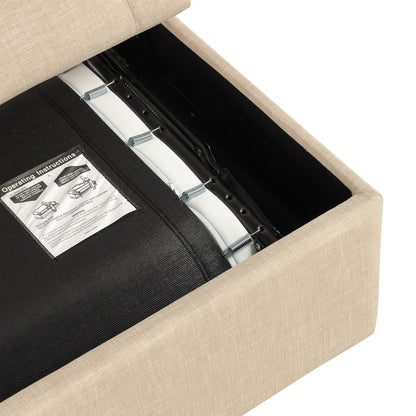 Divano letto pieghevole Roomfitters 49.6 con materasso in memory foam e design trapuntato