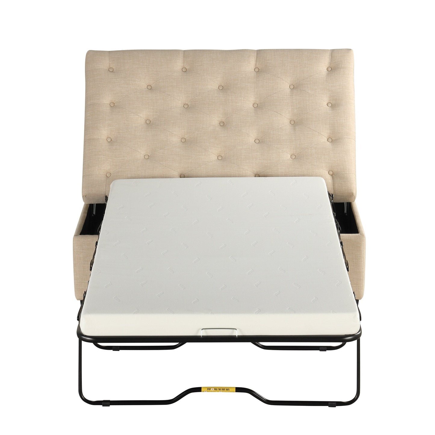 Divano letto pieghevole Roomfitters 49.6 con materasso in memory foam e design trapuntato