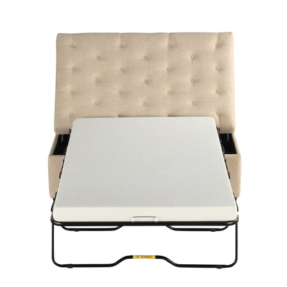 Divano letto pieghevole Roomfitters 49.6 con materasso in memory foam e design trapuntato