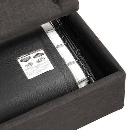 Divano letto pieghevole Roomfitters 49.6 con materasso in memory foam e design trapuntato