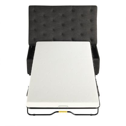 Divano letto pieghevole Roomfitters 49.6 con materasso in memory foam e design trapuntato