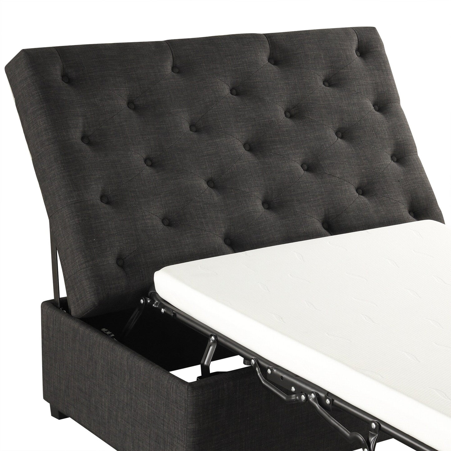Divano letto pieghevole Roomfitters 49.6 con materasso in memory foam e design trapuntato