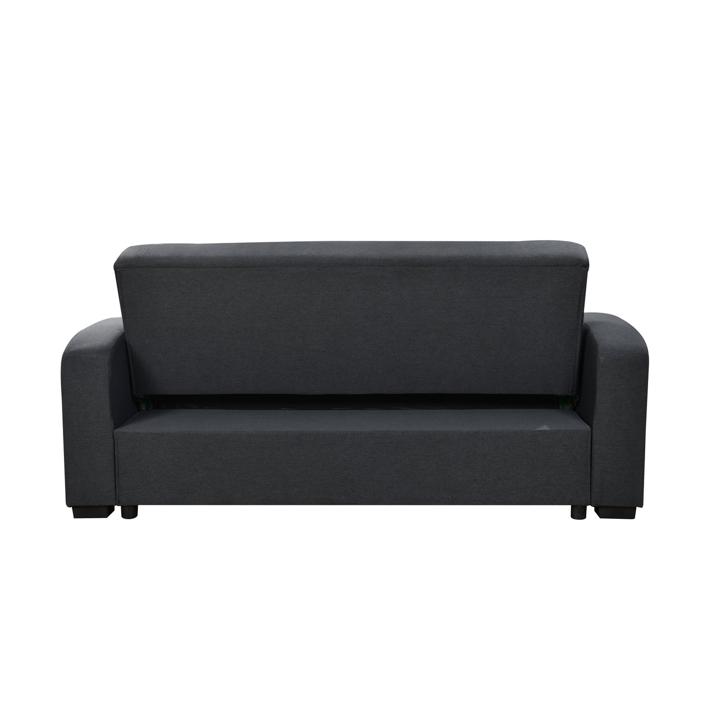 Divano moderno convertibile 3 in 1 Roomfitters da 75 pollici con comodo letto estraibile, schienale reclinabile, portabicchieri, cuscini