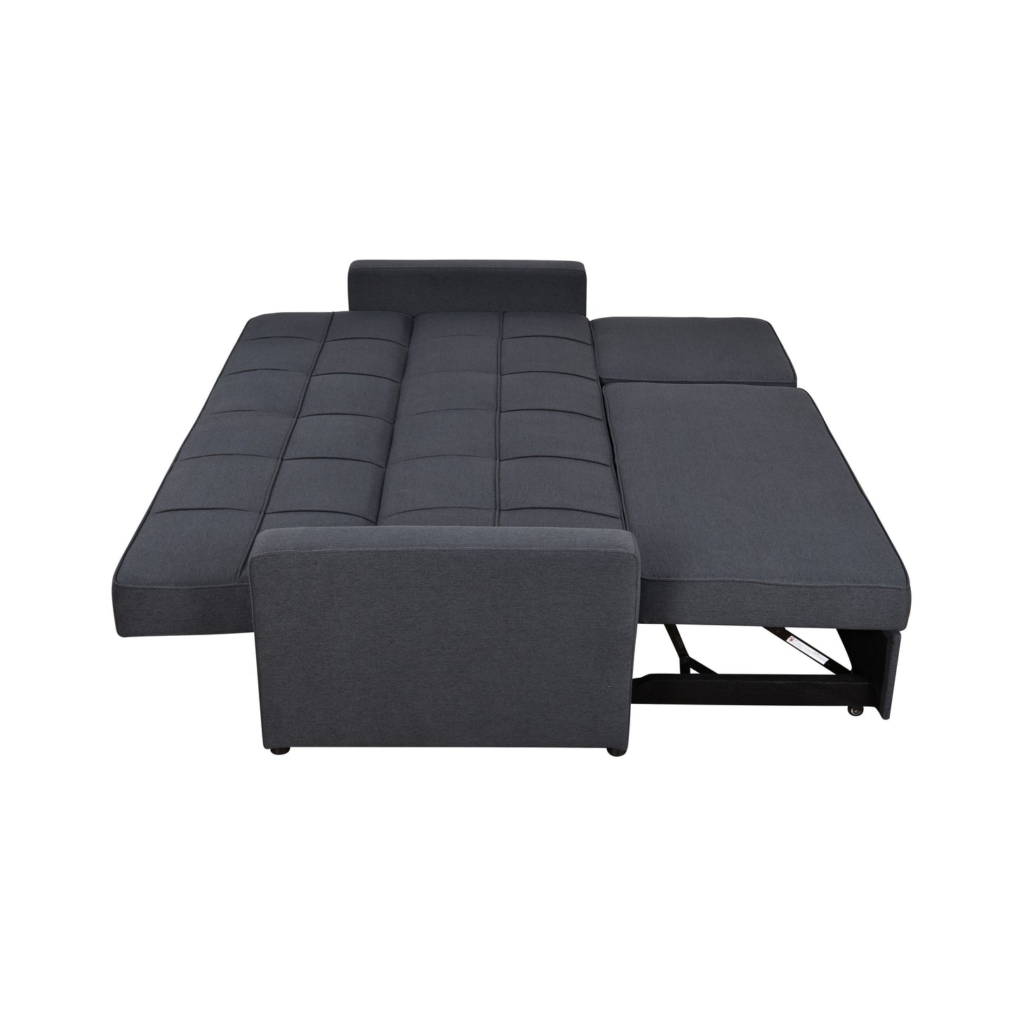 Divano letto imbottito di grandi dimensioni Roomfitters 83 con divano letto estraibile e schienale regolabile, divano letto trasformabile a 3 posti