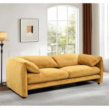 Divano a 3 posti Roomfitters 87 con bracciolo ampio e confortevole, schienale in spugna ad alta densità e cuscini morbidi e morbidi