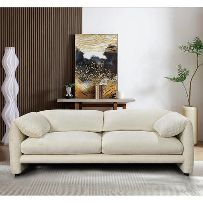 Divano a 3 posti Roomfitters 87 con bracciolo ampio e confortevole, schienale in spugna ad alta densità e cuscini morbidi e morbidi