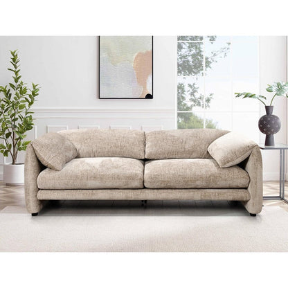 Divano a 3 posti Roomfitters 87 con bracciolo ampio e confortevole, schienale in spugna ad alta densità e cuscini morbidi e morbidi