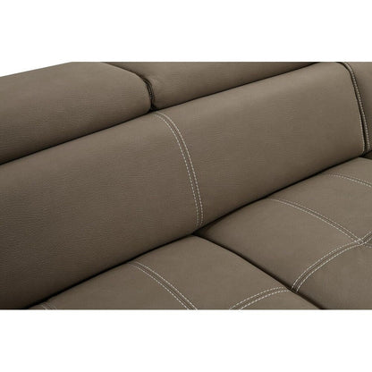 Divano componibile trasformabile Roomfitters 97 con chaise longue contenitore, poggiatesta regolabili, divano letto angolare moderno a L