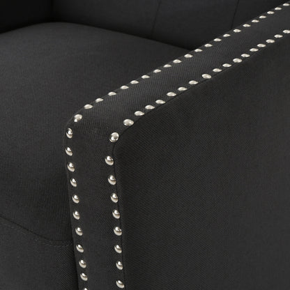 Poltrona reclinabile classica in tessuto Roomfitters, elegante poltrona reclinabile per soggiorno e camera da letto