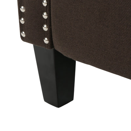 Poltrona reclinabile classica in tessuto Roomfitters, elegante poltrona reclinabile per soggiorno e camera da letto