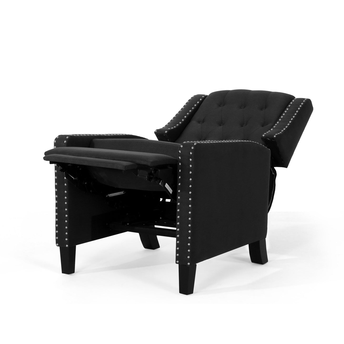 Poltrona reclinabile classica in tessuto Roomfitters, elegante poltrona reclinabile per soggiorno e camera da letto